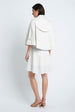 Load image into Gallery viewer, short cape in white leather
